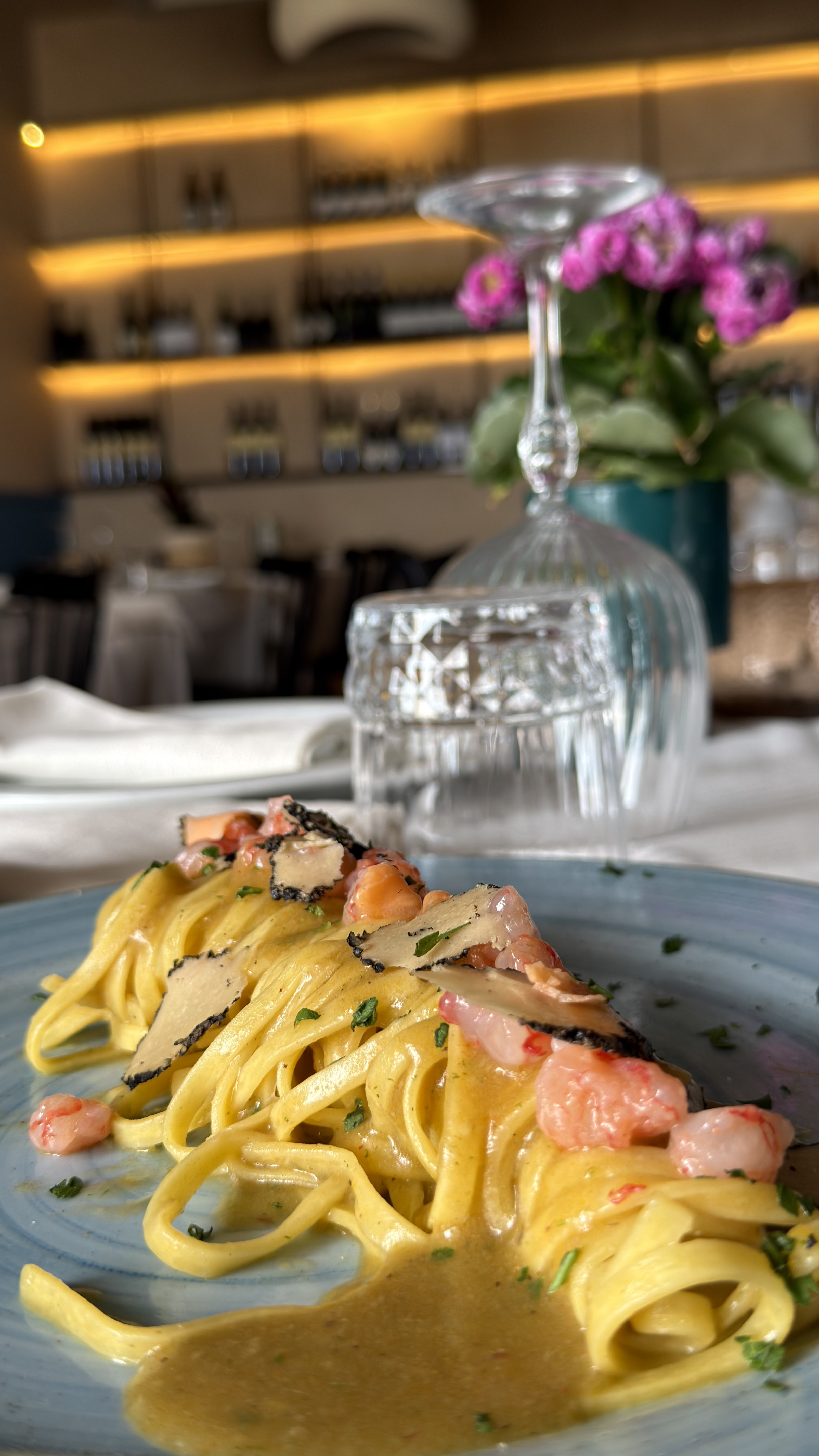 Piatto contemporaneo del ristorante Zenzero